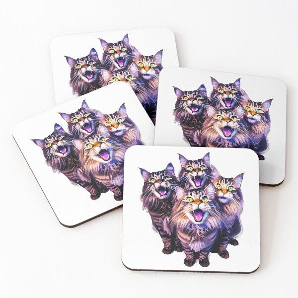 Item preview, Singing Cats. Vocal Quartet designed and sold by VikArtStudio.