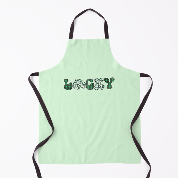 Item preview, Lucky Green Clover Checkered Typography designed and sold by FrescoDesign.