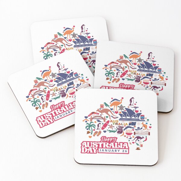 Item preview, Happy Australia Day 26th Jan T-Shirt | Pixelgrafiks designed and sold by PixelGrafiks.