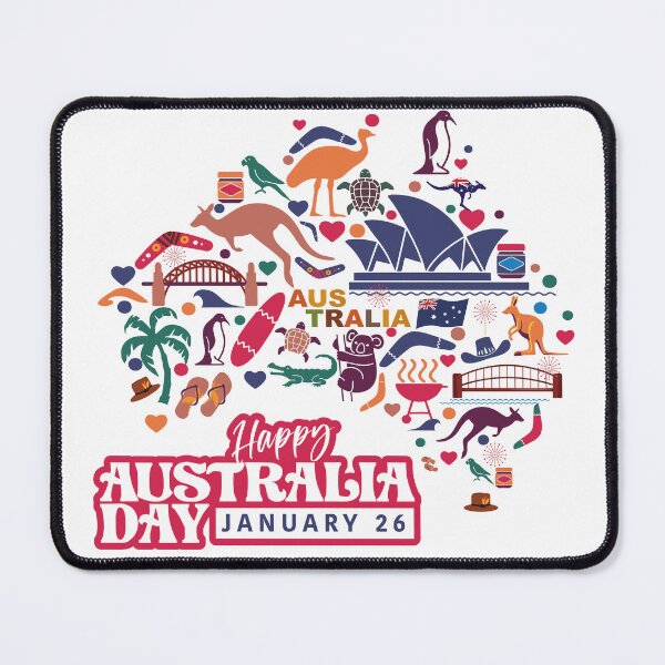 Item preview, Happy Australia Day 26th Jan T-Shirt | Pixelgrafiks designed and sold by PixelGrafiks.