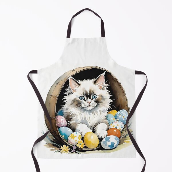 Item preview, Happy Easter - Kittens, Easter Eggs and Flowers V50 designed and sold by DreamingAwake1.