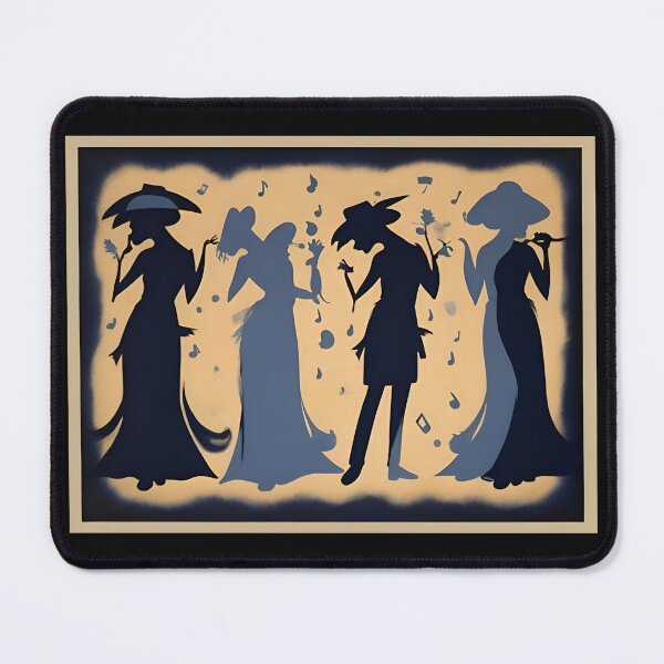 Item preview, the black and blue figurines designed and sold by BandM Jos-Wilias.