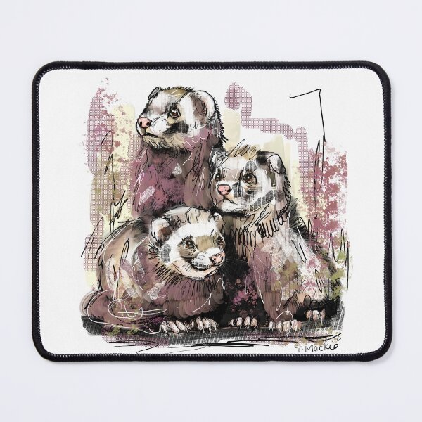 Item preview, Ferrets designed and sold by TraceyMackieArt.