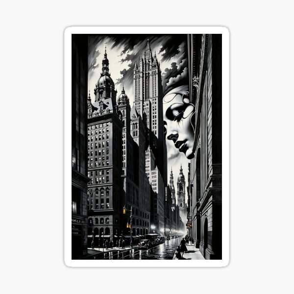 Dreamscapes of the Night Sticker