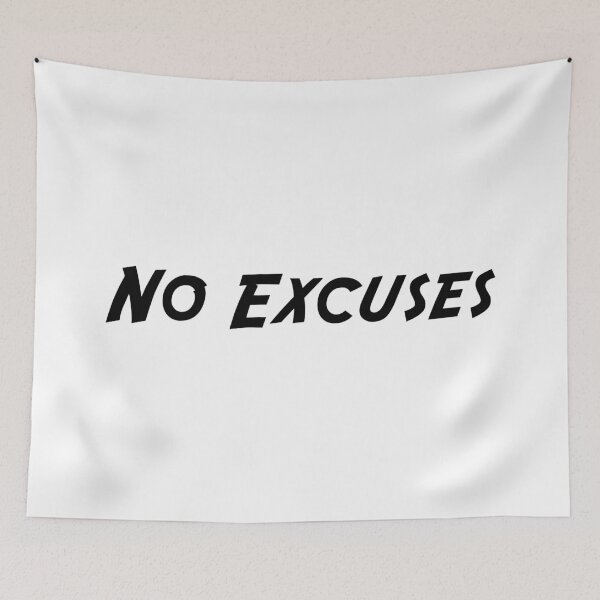 Item preview, No Excuses designed and sold by 101univers.