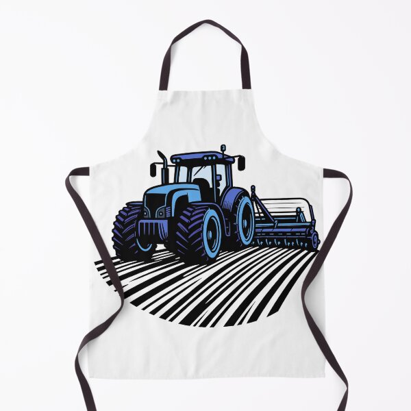 Item preview, Blue Tractor plows the field, Wrum Wrum designed and sold by AdamMuranski.