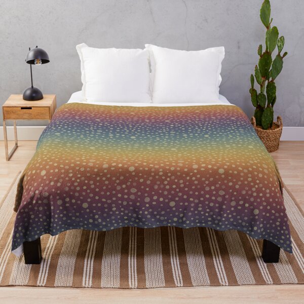 Item preview, Confetti Watercolor Dots Pattern - Rainbow Sunset + Gold designed and sold by Irene Estelle.