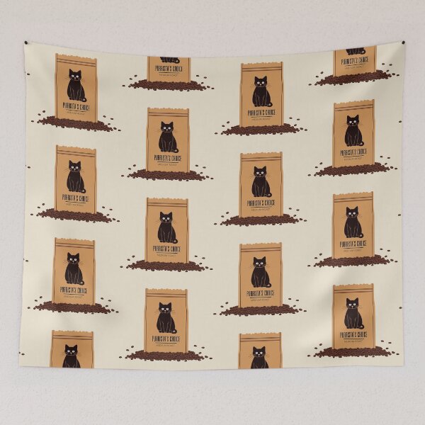 Item preview, Purrista's Choice Cat Brand Coffee Sticker designed and sold by koalatyculture.