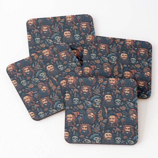 Item preview, Blackbeard, legendary pirate designed and sold by MidArtForge.