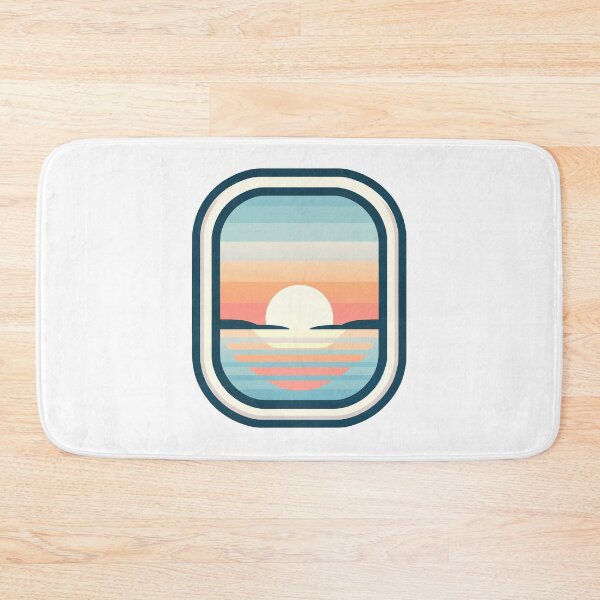 Item preview, Boat Window at Sunset Sticker designed and sold by scons1234.