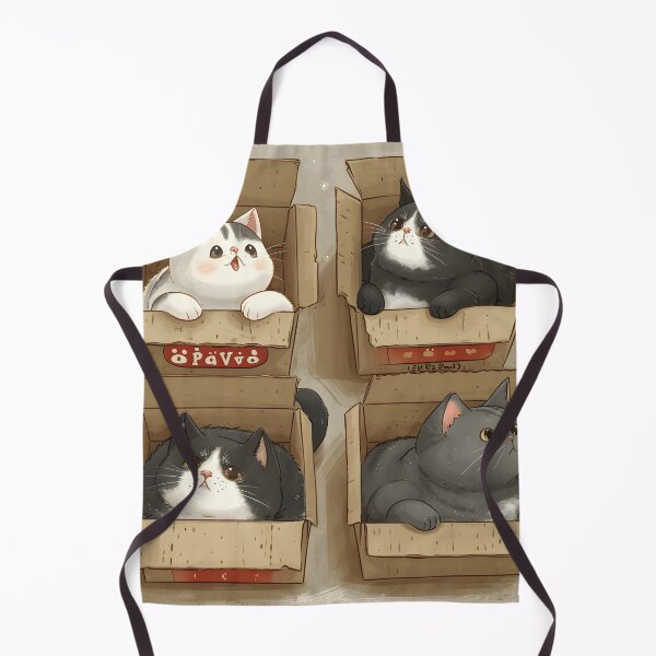 Item preview, Cats in Boxes designed and sold by RiawsShop.