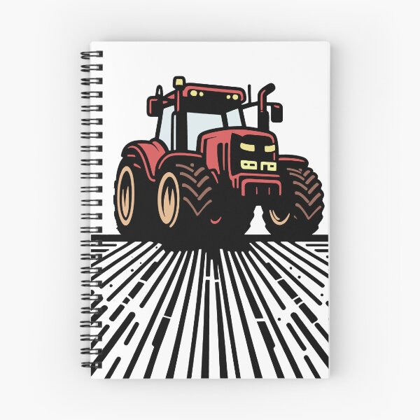 Item preview, Red tractor on the black field designed and sold by AdamMuranski.