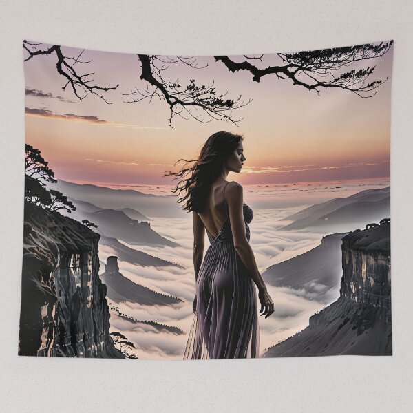Item preview, Echoes of Memories: A Solitary Stand at the Edge of Longing designed and sold by PanoramaPrints.