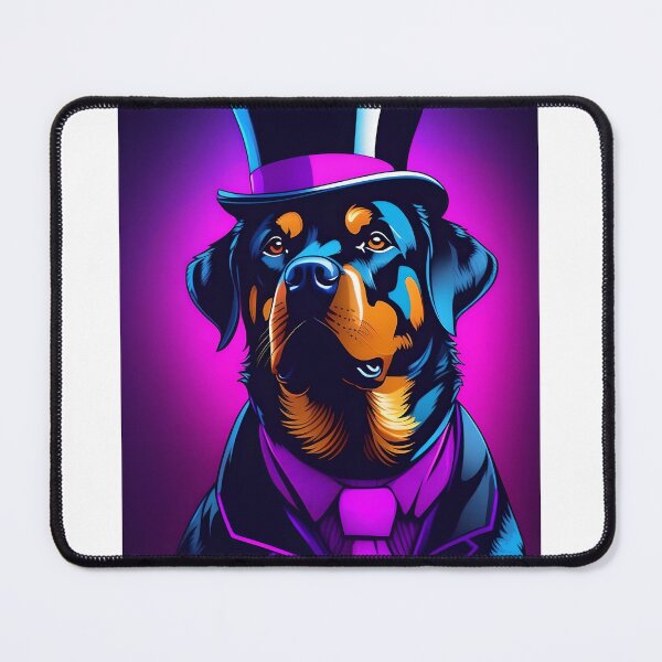 Item preview, Rottweiler in a top hat designed and sold by BlacCollection.
