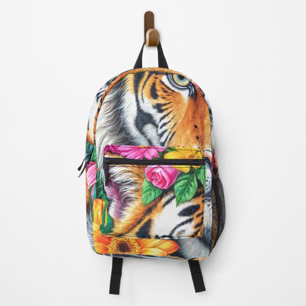 Item preview, The Floral Tiger designed and sold by aipassion.