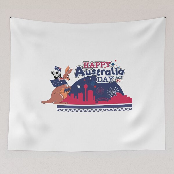 Item preview, Happy Australia Day Jan-26 T-Shirt | Pixelgrafiks designed and sold by PixelGrafiks.