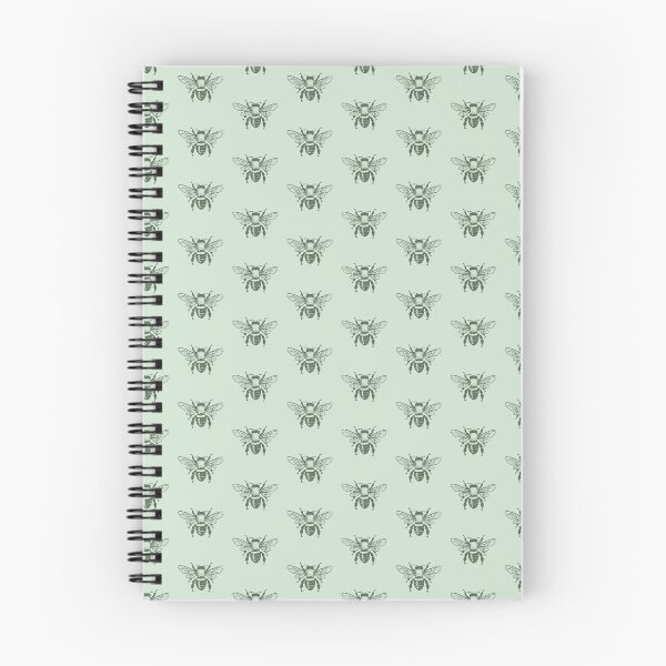 Item preview, Honey Bees All Over Muted Mint Green designed and sold by MEWRCH.