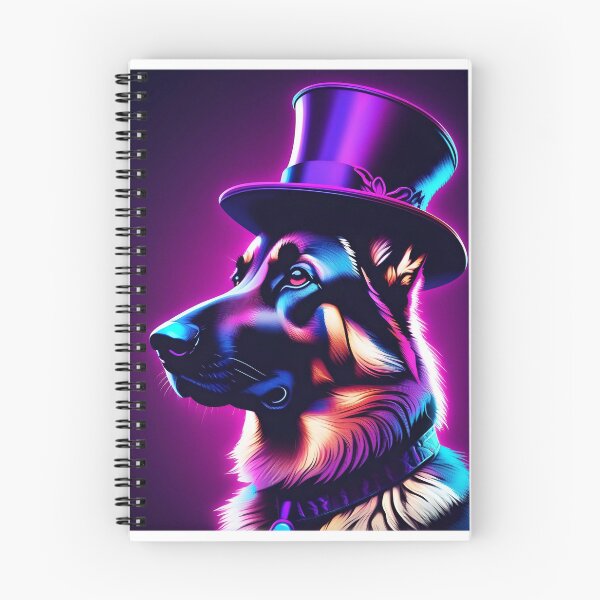 Item preview, German Shepherd in a top hat designed and sold by BlacCollection.