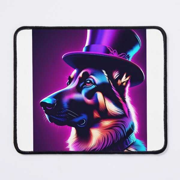 Item preview, German Shepherd in a top hat designed and sold by BlacCollection.