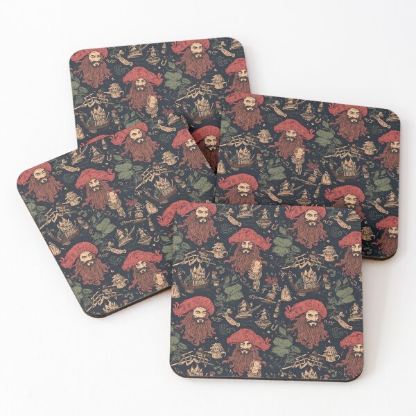 Item preview, Blackbeard, legendary pirate designed and sold by MidArtForge.