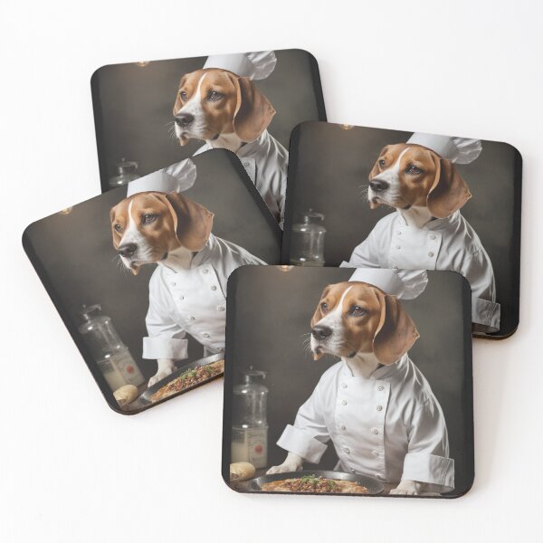 Item preview, Beagle chef designed and sold by K9-wallart.