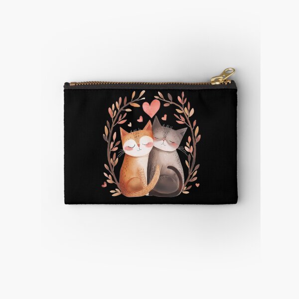 Item preview, Amor con bigotes: gatos abrazados con afecto_1 designed and sold by BorczVisuals.
