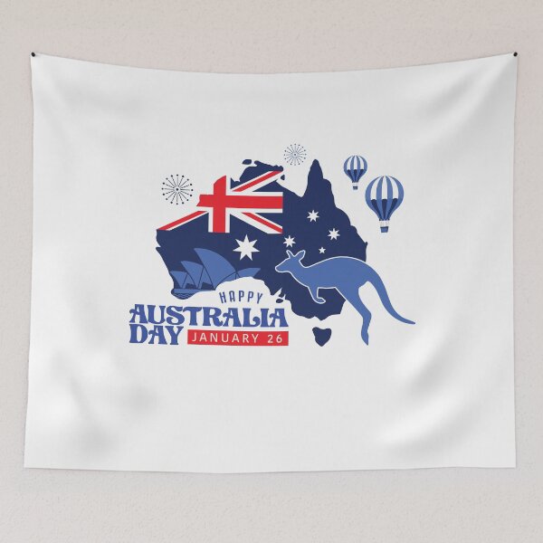 Item preview, Happy Australia Day Celebration-26th Jan T-Shirt | Pixelgrafiks designed and sold by PixelGrafiks.