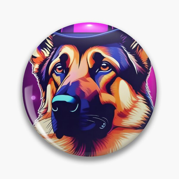 Item preview, German Shepherd in a top hat designed and sold by BlacCollection.