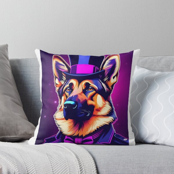 Item preview, German Shepherd in a top hat designed and sold by BlacCollection.