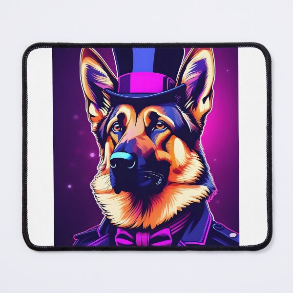 Item preview, German Shepherd in a top hat designed and sold by BlacCollection.