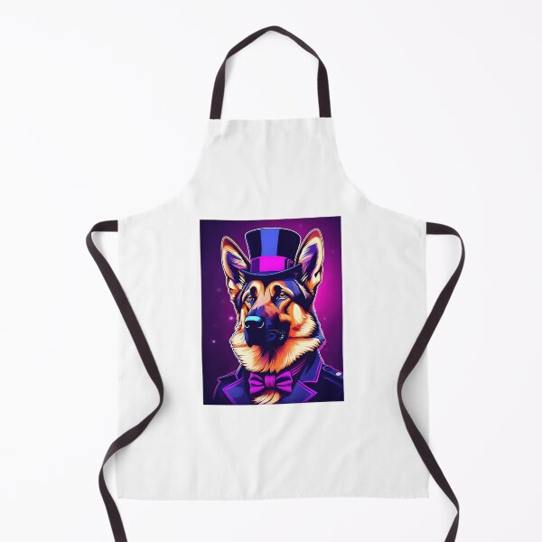 Item preview, German Shepherd in a top hat designed and sold by BlacCollection.