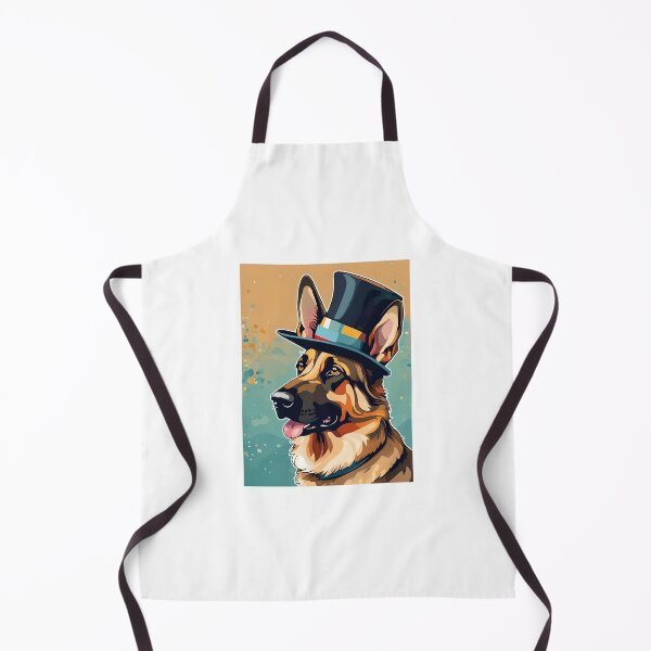 Item preview, German Shepherd in a top hat designed and sold by BlacCollection.