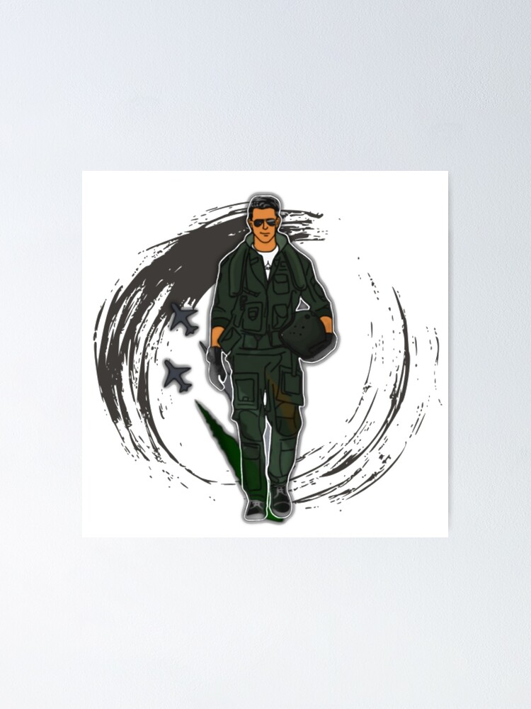 Hrithik Roshan's Fighter Movie Digital Art Poster for Sale by