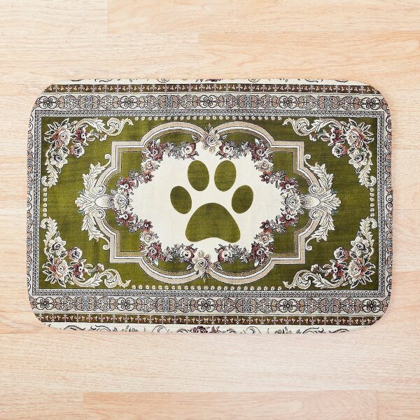 Item preview, Vintage Green Dog Paw - Dog Prints designed and sold by Clitus.