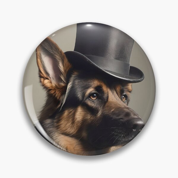 Artikelvorschau, Deutscher Schäferhund mit Zylinder entworfen und verkauft von BlacCollection.