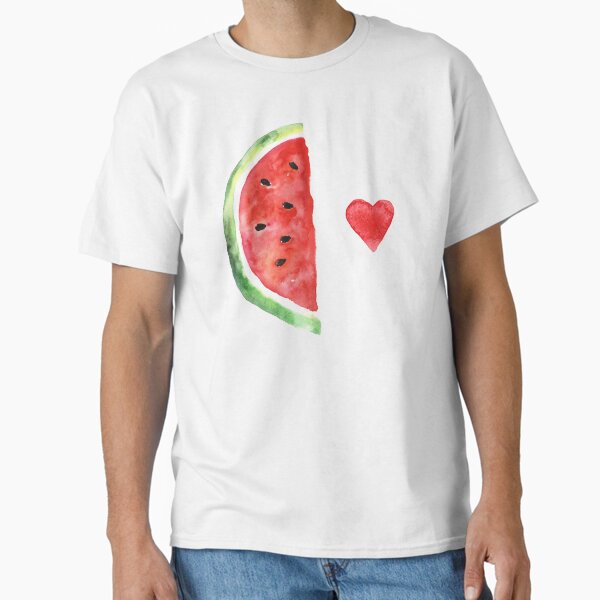 Item preview, I LOVE PALESTINE WATERMELON CRESCENT designed and sold by RiverlandSeesTees.
