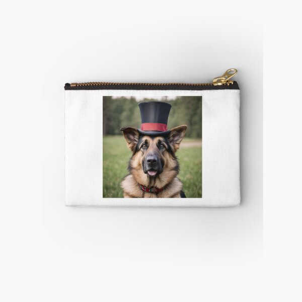 Item preview, German Shepherd in a top hat designed and sold by BlacCollection.