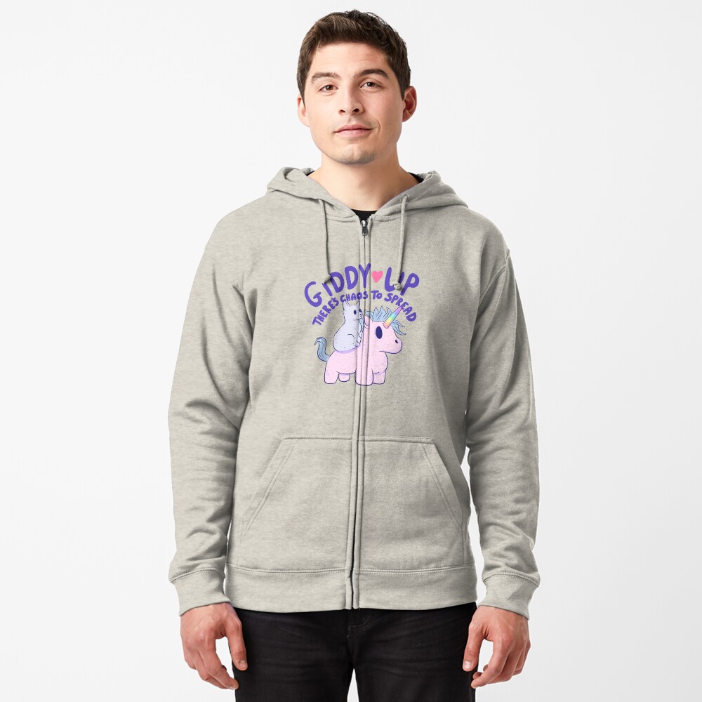 Vista previa del artículo con la obra «Sudadera con capucha y cremallera», diseñado y vendido por jess1586.
