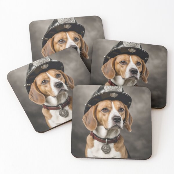 Item preview, Beagle Fireman designed and sold by K9-wallart.