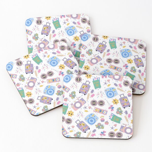 Item preview, Summertime and the livin's easy (white, colorful) designed and sold by Dorina Larsdotter.