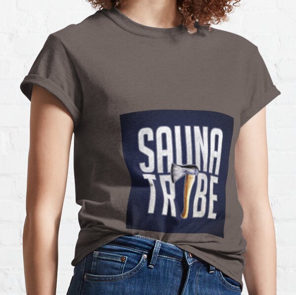 Sauna Tribe - Stacked Axe Wordmark Classic T-Shirt