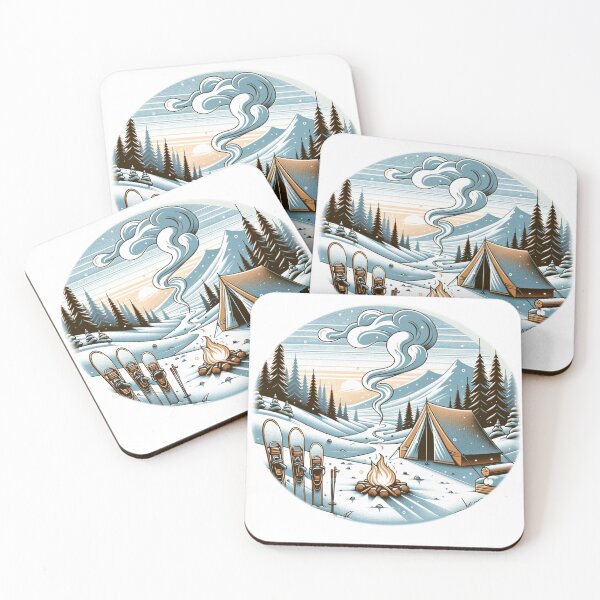 Item preview, Snowbound Sanctuary - Winter Bushcraft Camping designed and sold by rootztoforest.