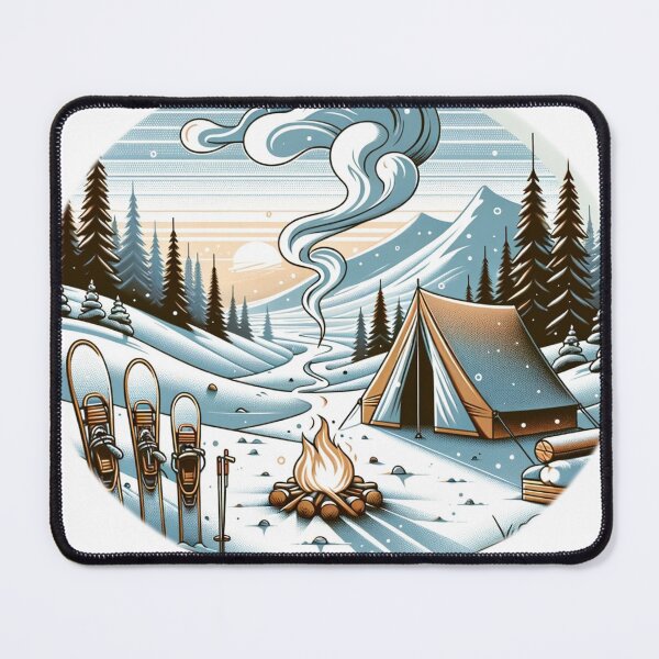 Item preview, Snowbound Sanctuary - Winter Bushcraft Camping designed and sold by rootztoforest.