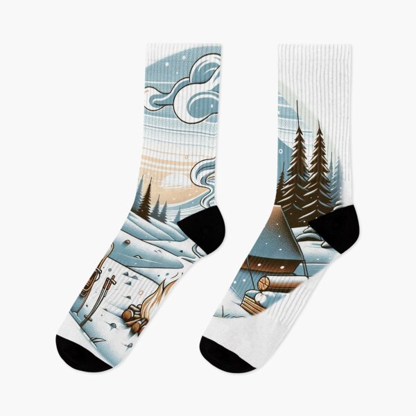 Item preview, Snowbound Sanctuary - Winter Bushcraft Camping designed and sold by rootztoforest.