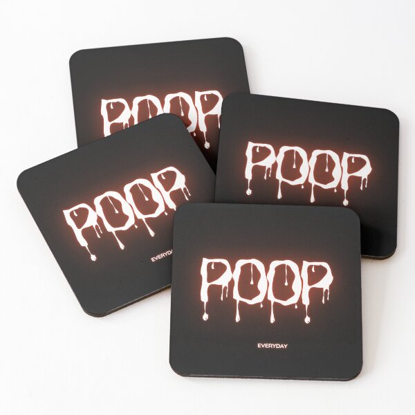 Item preview, Poop Everyday Quirky Typography Bold Eye catching Cheeky Art designed and sold by crazymessygirl.