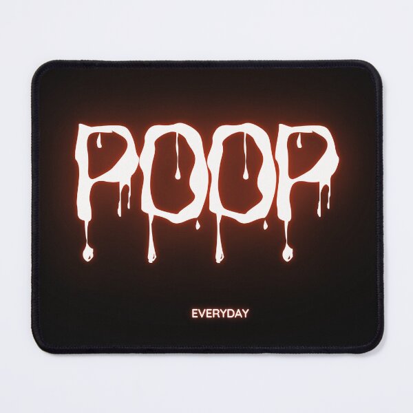 Item preview, Poop Everyday Quirky Typography Bold Eye catching Cheeky Art designed and sold by crazymessygirl.