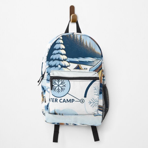 Item preview, Frosty Campsite Haven - Winter Bushcraft Expedition designed and sold by rootztoforest.