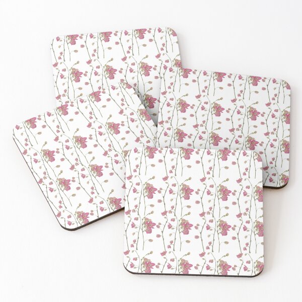 Item preview, Dried Pressed Flowers Coral Vine Pink Flower Floral Nature Aesthetic designed and sold by mimiscreativity.
