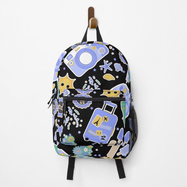 Item preview, Summertime and the livin's easy (black, blue) designed and sold by Dorina Larsdotter.
