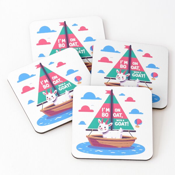 Item preview, Sailboat: I'm on a boat, with a goat! designed and sold by Dungeon-Depot.